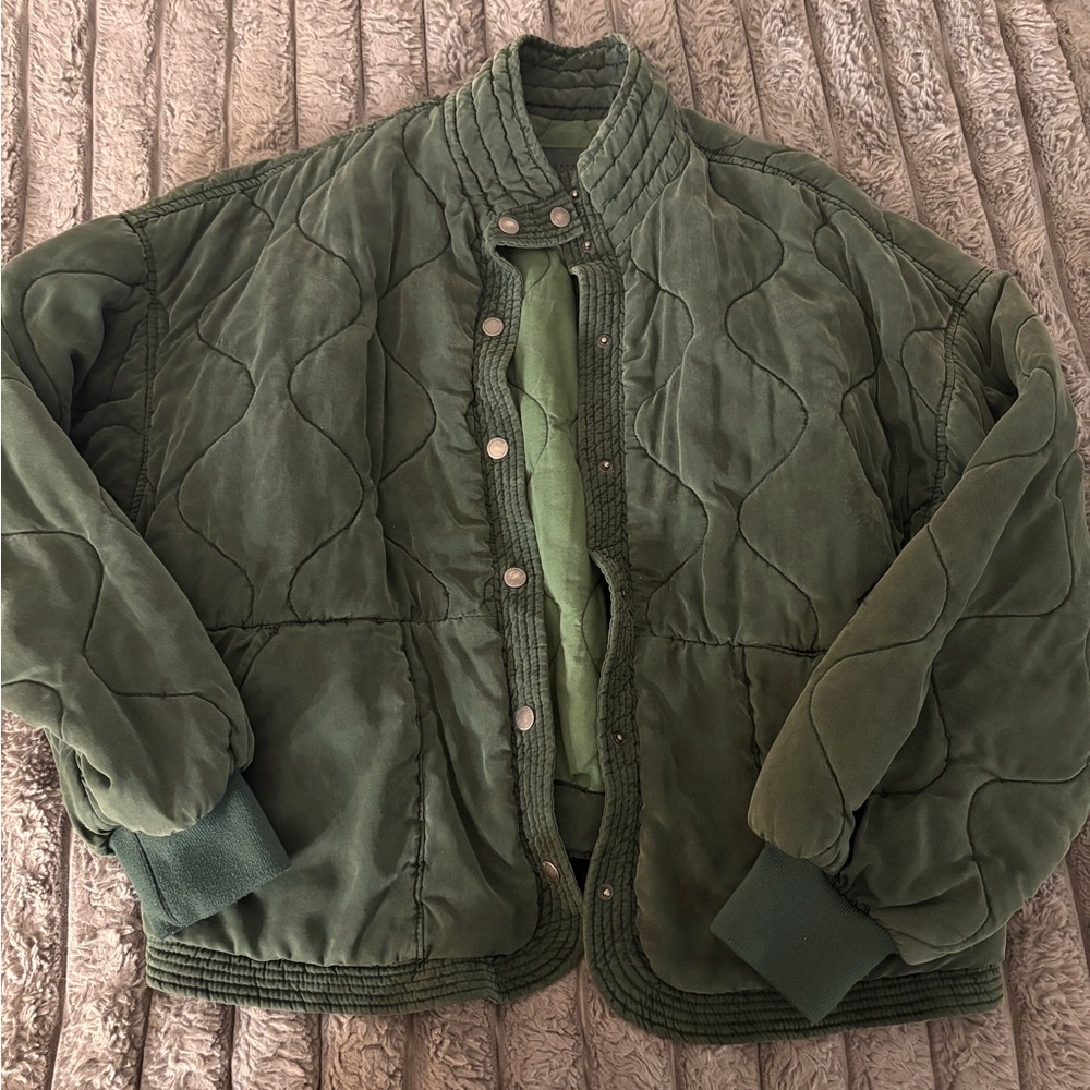 Blank NYC Quilted Bomber Jacket